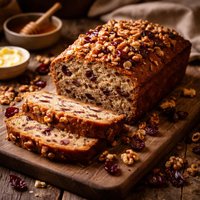 Cranberry Walnut Banana Bread