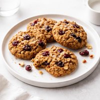 Cranberry Walnut Oatmeal Cookies Vegan Gluten Free