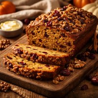 Cranberry Walnut Pumpkin Bread