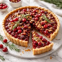 Cranberry Walnut Tart