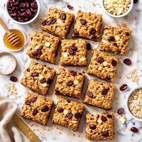 Cranberry White Chocolate Oatmeal Bars