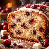 Cranberry White Chocolate Pound Cake