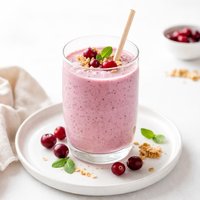 Cranberry Yogurt Healthy Smoothie