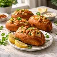Crawfish Stuffed Pistolettes