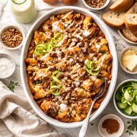 Crazy Bread Pudding with Zucchini Milk