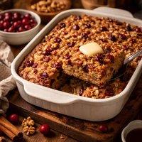 Crazy Good Cranberry Baked Oatmeal