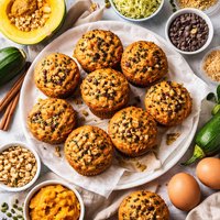 Crazy Pumpkin Zucchini Muffins