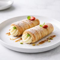 Cream-Filled Puff Pastry