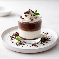 Cream Cheese and Chocolate Pudding Parfait