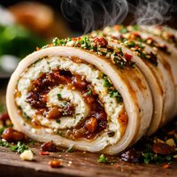 Cream Cheese and Chutney Roulade