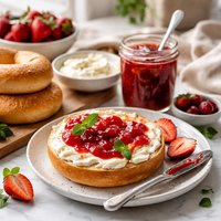 Cream Cheese and Jam Breakfast Spread