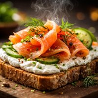 Cream Cheese and Salmon Smorrebrod