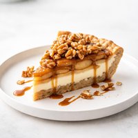Cream Cheese Caramel Walnut Apple Pie