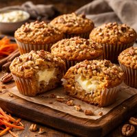 Cream Cheese Carrot Muffins