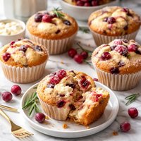 Cream Cheese Cranberry Muffins