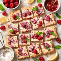 Cream Cheese Raspberry Bars