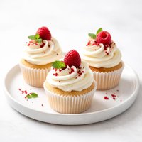 Cream Cheese Raspberry Cupcakes