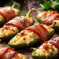 Cream Cheese Stuffed Jalapenos W Bacon