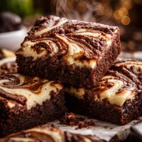 Cream Cheese Swirled Brownies