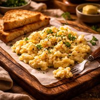 Cream Cheesy Scrambled Eggs