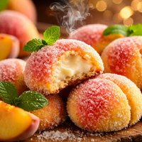 Cream Filled Peach Cookies