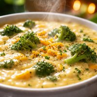 Cream of Broccoli Cheddar Soup