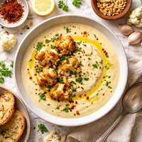 Cream of Cauliflower Soup with Saffron