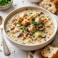 Cream of Chicken Wild Rice Soup