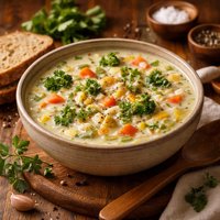 Cream of Fresh Vegetable Soup Vegan