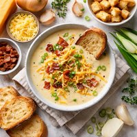 Cream of Onion and Cheese Soup