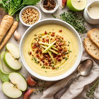Cream of Parsnip and Apple Soup