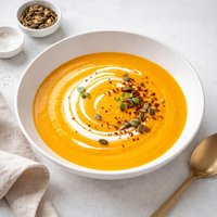 Cream of Pumpkin Soup Krbiscremesuppe