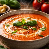Cream of Tomato Basil Soup