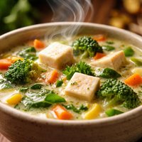 Cream of Vegetable and Tofu Soup