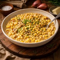 Creamed Corn with Shallots