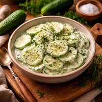 Creamed Cucumbers