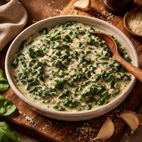 Creamed Fresh Spinach