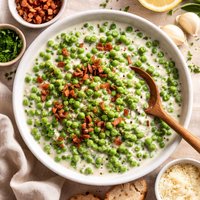 Creamed Green Peas