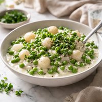 Creamed Peas and Onions