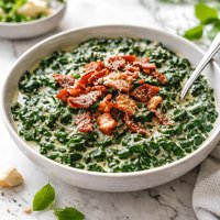 Creamed Spinach and Bacon