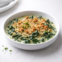Creamed Spinach Gratin