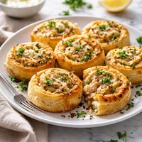 Creamed Tuna Cheese Swirls