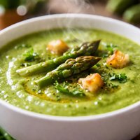 Creamless Asparagus Soup