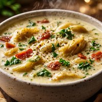 Creamy Asiago and Artichoke Soup