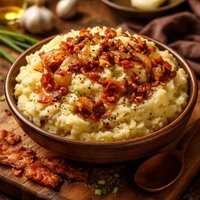 Creamy Bacon and Onion Mashed Potatoes