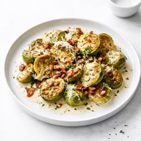 Creamy Baked Brussels Sprouts
