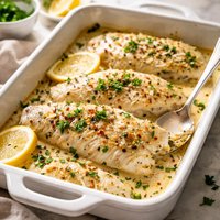 Creamy Baked Fish Fillets