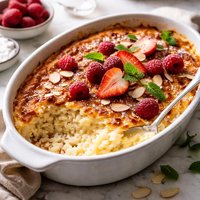 Creamy Baked Rice Custard