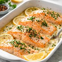 Creamy Baked Salmon