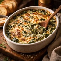 Creamy Baked Spinach